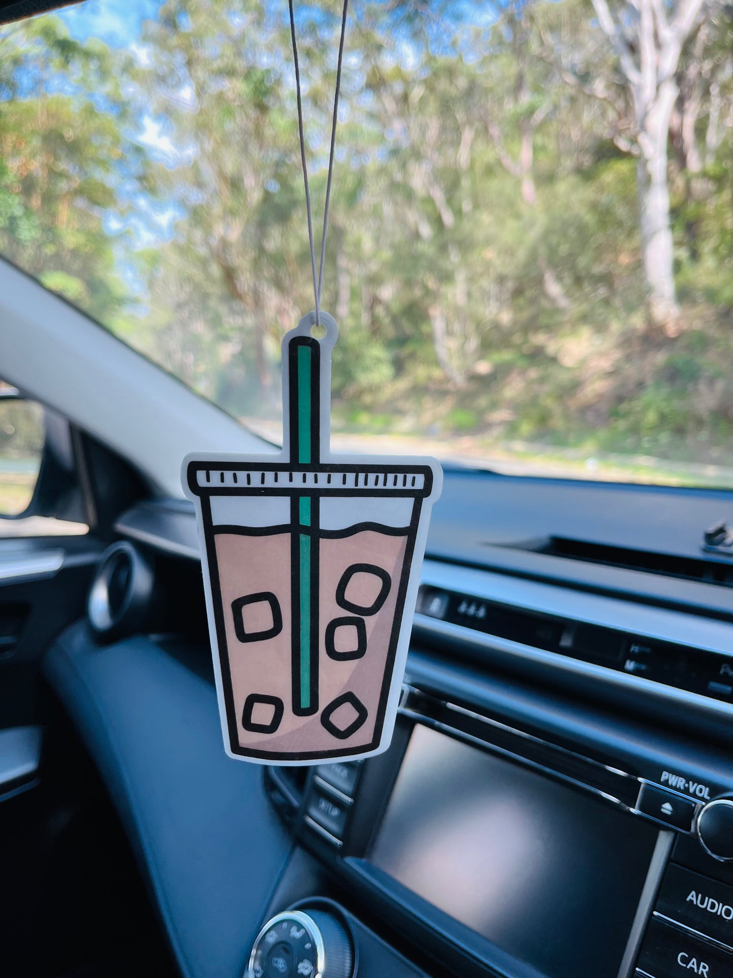 Ice Coffee Car Air Freshener
