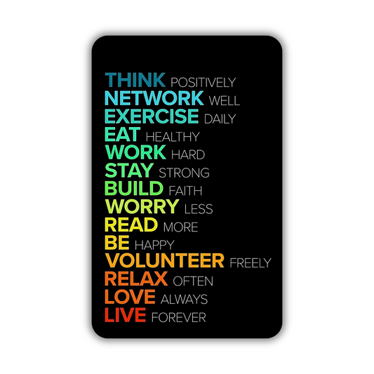 Inspirational Quote Car Air Freshener